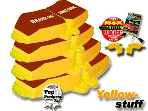 EBC Bremsbeläge Yellowstuff Vorne für Y10 Fiat Panda Uno Marbella Terra DP4485R - Bild 1 von 4