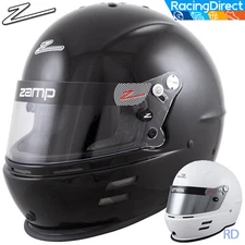 ZAMP - RZ-60 Snell SA2020 Racing Helmet - Auto / Karting Snell - Black / White