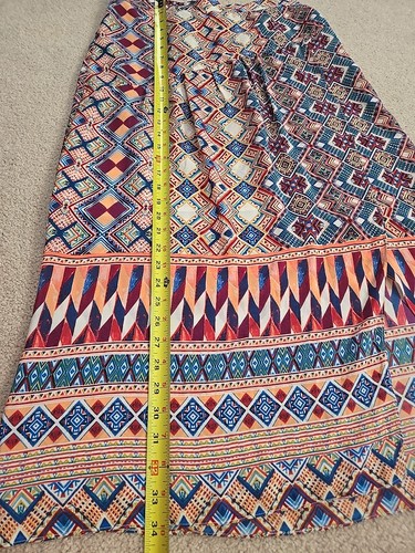 Anthropologie HD In Paris Olympia Silk Midi Skirt Printed Faux Wrap Size Sz 8 - Picture 10 of 13