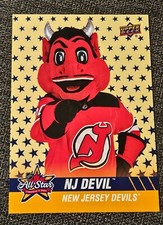 NHL 2024 All Star Game Toronto Upper Deck New Jersey Devils NJ DEVIL Mascot Card