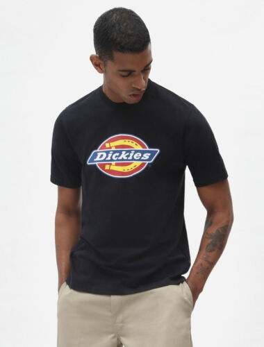  T-shirt maglia maglietta UOMO dickies Nero ICON LOGO Cotone Lifestyle  - Zdjęcie 1 z 9