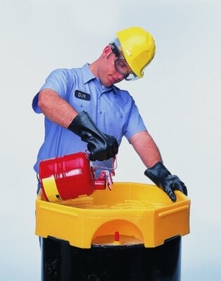 Drum Funnel for Pouring Waste Oil into 55 Gallon Drum Rain Barrel Anti Splashing