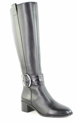 Corso Como Womens Liesbeth Black Leather Fashion Boots Size 6.5 