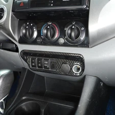 Fits 2011-2015 Tacoma Center Console Frame Carbon Fiber ABS Interior Trim Cover