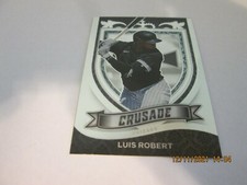 LUIS ROBERT 2021 PANINI CHRONICLES CRUSADE BASEBALL CARD #21 FREE SHIPPING