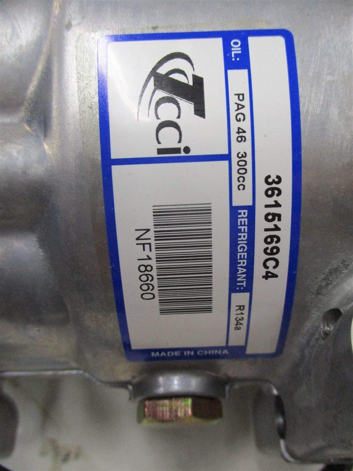 3615169C4 AC COMPRESSOR W/ CLUTCH TCCI FITS 5347 SD7H15 4815 4546 