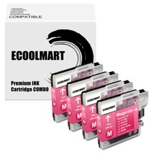 4 M Ink Cartridge fits Brother LC61 DCP-375CW MFC-990CW MFC-5490CN MFC-5490CW