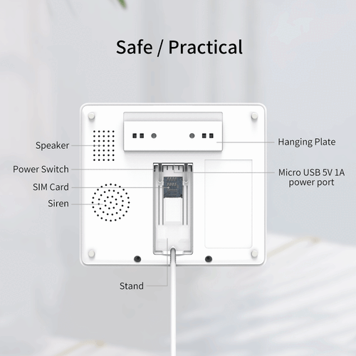 Alarm System Home Touch-Screen smart home security system 4G +WiFi APP Control - Picture 10 of 12