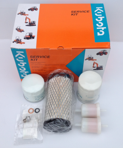 KUBOTA GENUINE GR1600 & GR1600-2 1000HR SERVICE KIT INC HYDRAULIC FILTER - Picture 4 of 9