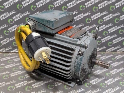 USED Reliance Electric P14G7701N-CK AC Motor 1/2 HP 1140 RPM FL143T Frame 460V