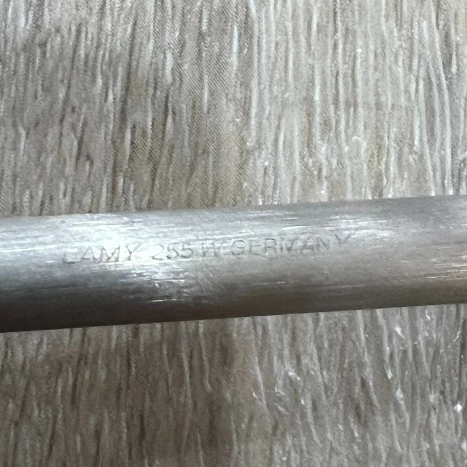 Bolígrafo vintage 1979 Lamy 255 ojo de tigre + bolsa de cuero [Alemania Occidental] Foto 3 de 4