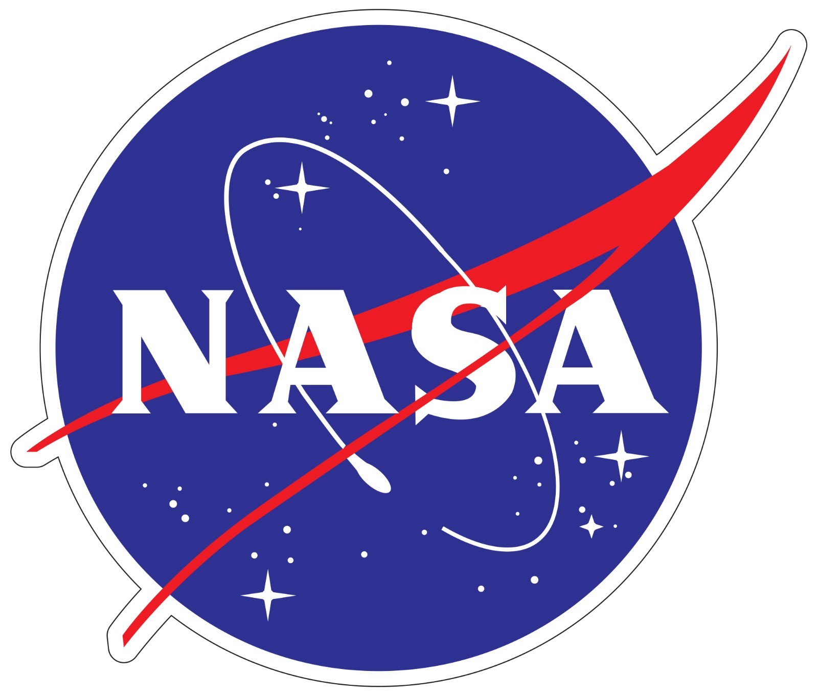 NASA Sticker Vinyl Decal | Choose Size space Premium Outdoor Weatherproof