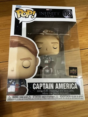 Funko POP! Marvel Captain America Upper Deck Exclusive #1383 W/ Protector