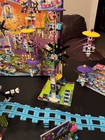 LEGO FRIENDS 41130 Amusement Park Roller Coaster 99.9% complete with box/manuals