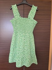 Wednesday’s Girl Green Floral Ditsy Summer Dress Size Medium 
