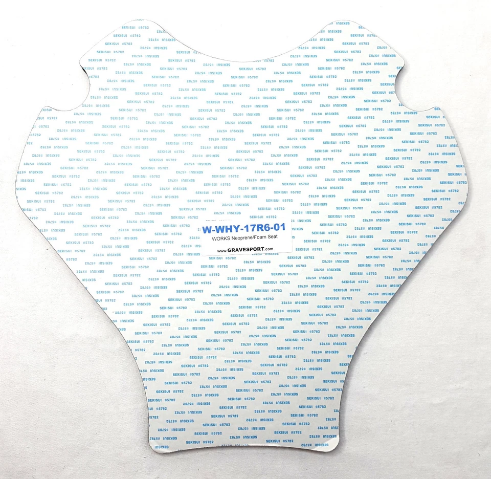 Tumbas de espuma de asiento de carrera W-WHY-17R6-01 para Yamaha YZF-R6 17-21 Foto 3 de 4