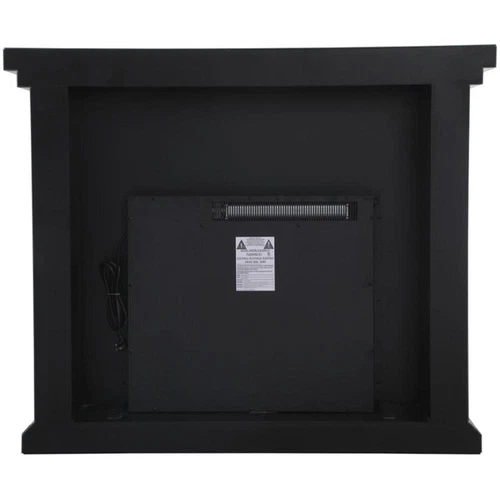 Elegant Decor Modern 47.5" Dazzling Mirrored Faux Log Fireplace Mantle - Picture 5 of 12