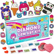 Too Cute Diamond Gem Art Kit ? 15 Designs with Tools & Gems