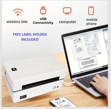 4"x6" Direct Thermal Label Printer - Postage Label Printer - Barcode Printer.