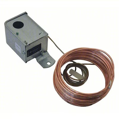 Siemens 134-1511 Line Voltage Mechanical Thermostat, Heat Or Cool, 35 To 45F,