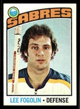 1976-77 Topps Lee Fogolin #253 - Buffalo Sabres - NM+
