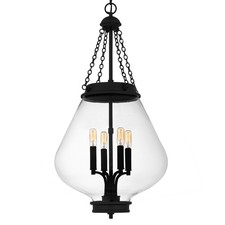Quoizel QP6803 Wallace 4 Light 16"W Pendant - Black