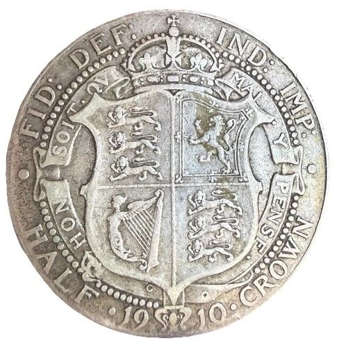 1910 Edward VII Half Crown — photo from the most recent tracked eBay sale