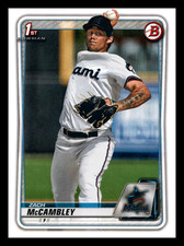 2020 1st Bowman Draft Zach McCambley  Miami Marlins #BD-112 Centered Mint