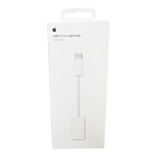 Official Genuine Apple USB-C to Lightning Adapter MFI-Certified White A2868 NEW