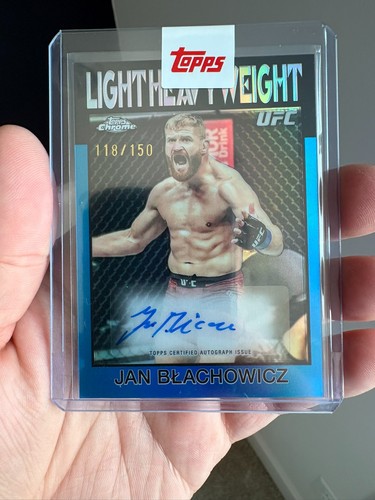 Jan Blachowicz 1986 Auto Blue Refractor /150 - 2026 Topps Chrome UFC #86S-JB
