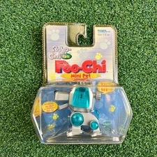 VTG 2000 Poo-chi Mini Pet Wind-up Dog Keychain Pink Robo-chi Tiger Electronics