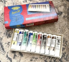 Vintage Winsor  Newton Winton Oil Color Studio Set, Boxed Oil Painting Set