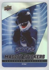 2025-26 Upper Deck MVP Mascot Stickers Fin The Whale #MS-26 b2t