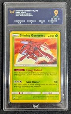 ARK 9 Shining Genesect Holo Shining Legends 9/73 Pokemon TCG Card 2017 PS