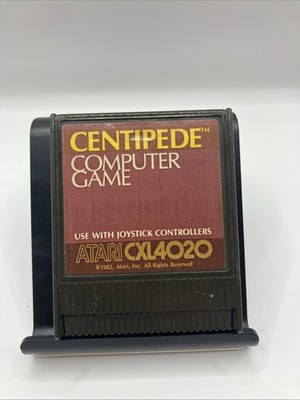 Vintage Atari 400 Computer Game Cartridge Only - CENTIPEDE Atari CXL4020