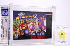 Super Bomberman 2 II Super Nintendo New 1994 Sealed WATA Graded 9.8 A++ TOP POP
