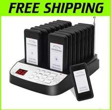 ☎️  Long-Range 16-Buzzer Calling System for Restaurants and Clinics 