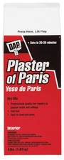 DAP 10318 Plaster of Paris Dry Mix 4 lbs. for Wall  Ceiling Repairs Pack of 6 