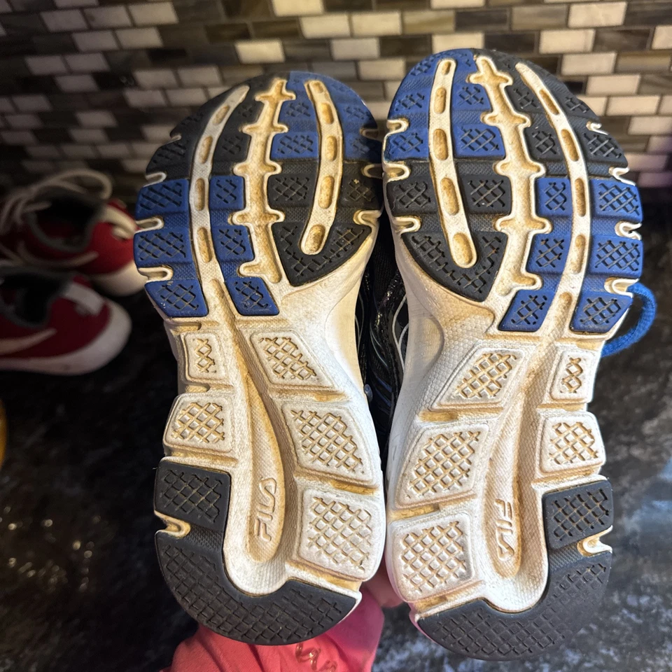 Talla 13- Zapatilla Deportiva Unisex Fila Negra Verde Azul Foto 4 de 4