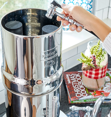 Big Berkey Water Filter w/ 2 Black Berkey Elements & 2 Berkey Fluoride - NEW - Picture 12 of 13