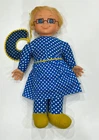 Vtg 1967 Mattel Mrs. Beasley 21" Doll Pull String Does NOT Talk W Glasses READ