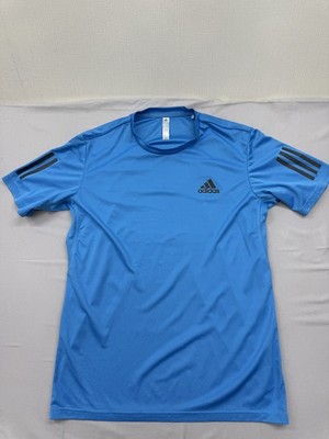 adidas Adizero Essentials Running T-Shirt Herren M blau feuchtigkeitsableitend