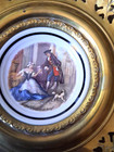 4 BRASS FRAMED REGENCY BONE CHINA PLATES,LONDON SCENES, MADE IN ENGLAND — photo 2