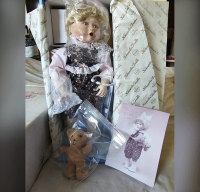 Ashton-Drake Boo Bear and Me Doll Set w/ Teddy Bear & COA   Vintage Collectible
