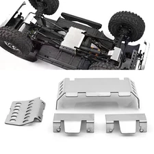 Stainless Steel Guard Plate Chassis Armor For 1/10 FMS FCX10 K5 RC Car Upgrade