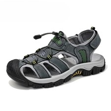 Genuine Leather Sandals Outdoor Comfort Breathable Quick Dry Beach Men Shoes