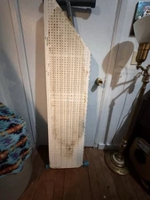 Vintage Two tone Blue & White Proctor Silex? Fold-up Ironing Board Mid-century