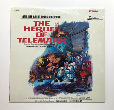Malcolm Henry Arnold Sealed LP Heroes of Telemark Soundtrack Kirk Douglas