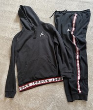 Air Jordan Jumpman Men  s Sweatsuit Size Medium Black Hoodie  Sweatpants