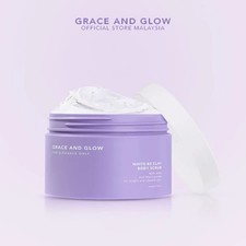 Grace  Glow White-B3 Clay Body Scrub 220g - Smooth Skin with AHA  Niacinamide